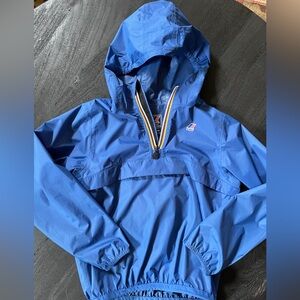 Kids Size 8 Kway Half Zip Jacket in Blue